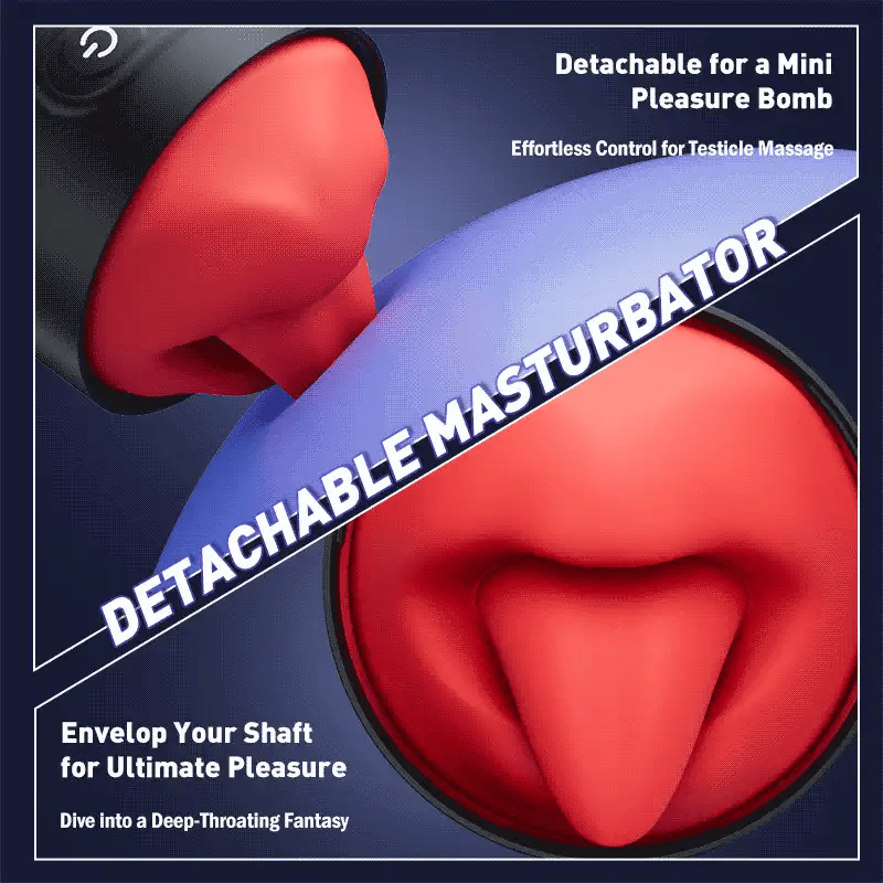 XR10 Shower Stroker APP Controlled 9 Vibration Rotating & Licking