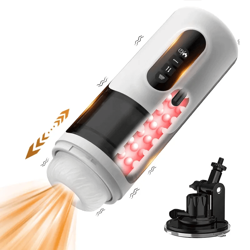 XS6 4 In 1 Quietest Male Stroker  Thrusting Vibrating Sucting Heating