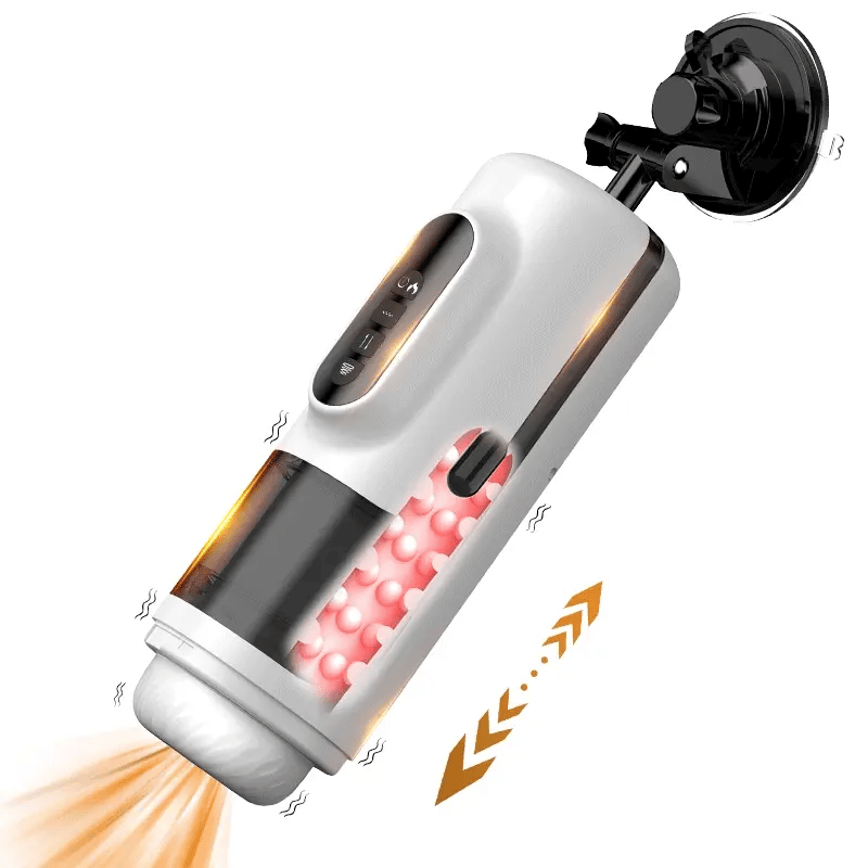 XS6 4 In 1 Quietest Male Stroker  Thrusting Vibrating Sucting Heating