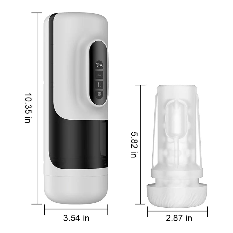 XS6 4 In 1 Quietest Male Stroker  Thrusting Vibrating Sucting Heating