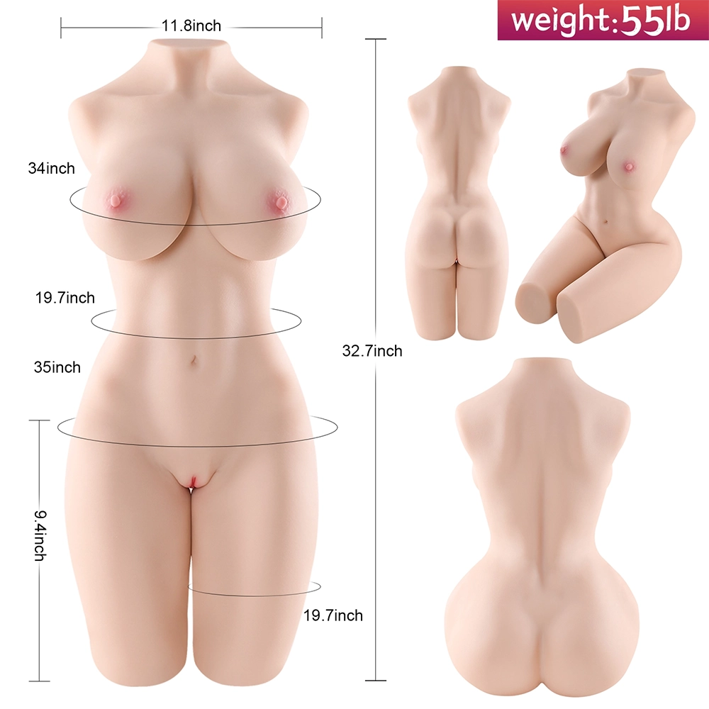 Aaliyah 55LB TPE Sex Doll Torso For Men