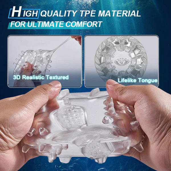 XT20 4 in 1 Best Waterproof Blowjob Machine For Men
