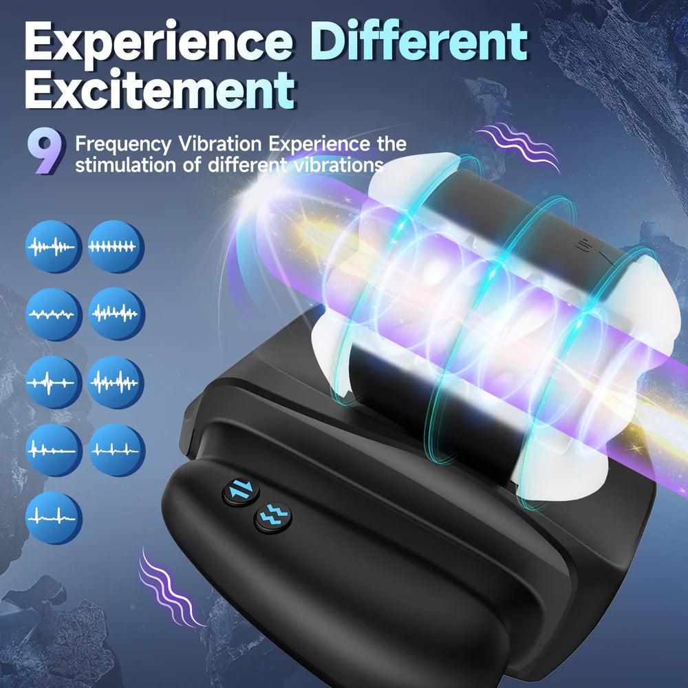 XT19 Hands-Free Thrusting Penis Toy with App Control