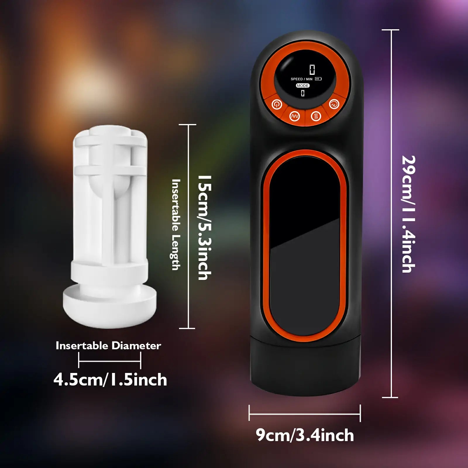 XT1 Hands-Free Quiet Blowjob Machine 10 Thrusting &Vibrating 4 Sucking