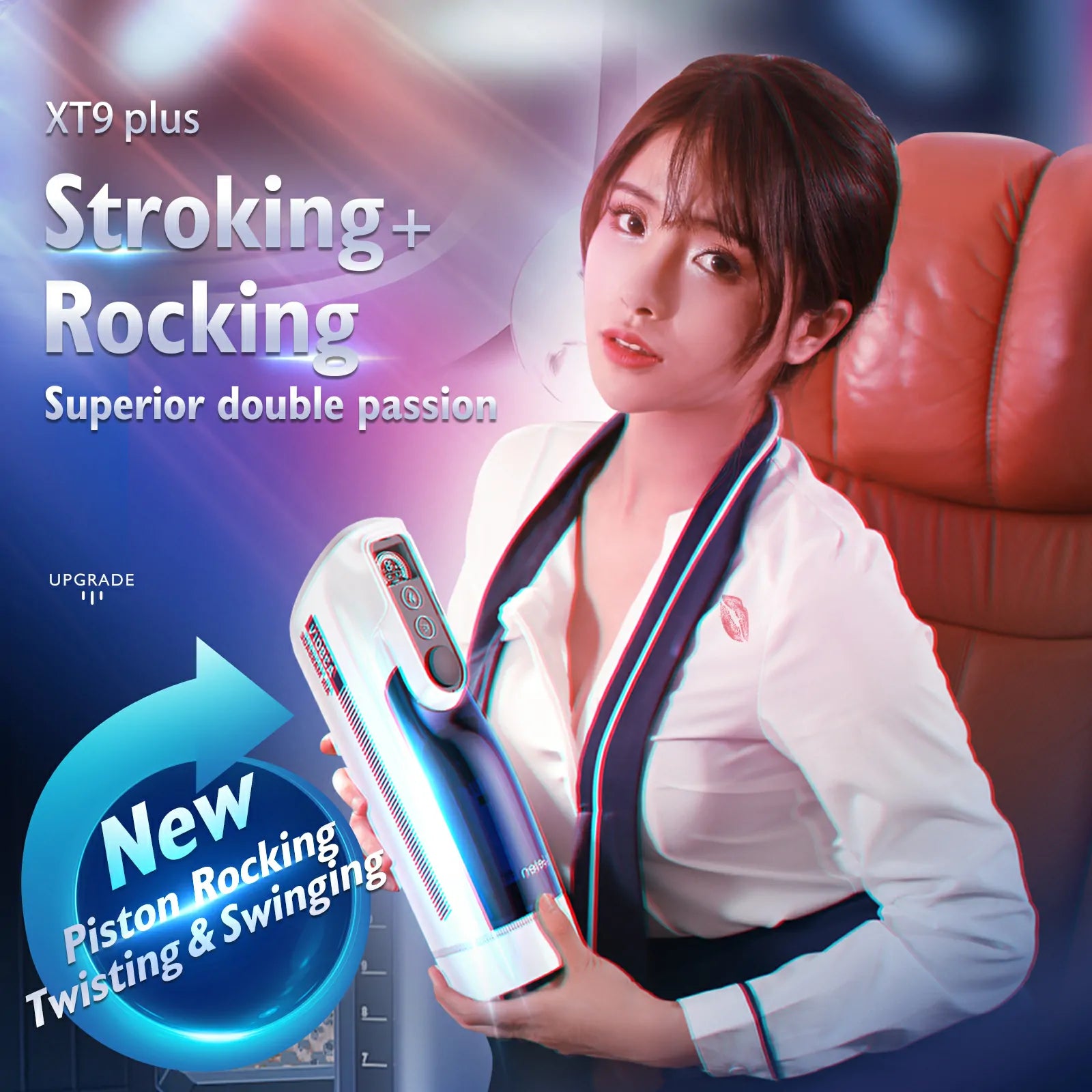 Xt9plus Best Male Masturabtor Up To 370 Strokes/Min 10thrusting & Rockin