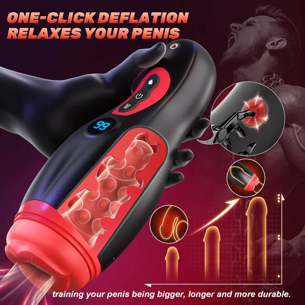 XS1 4 in 1 Sucking Masturbator 9 Sucking & Vibrating For Men