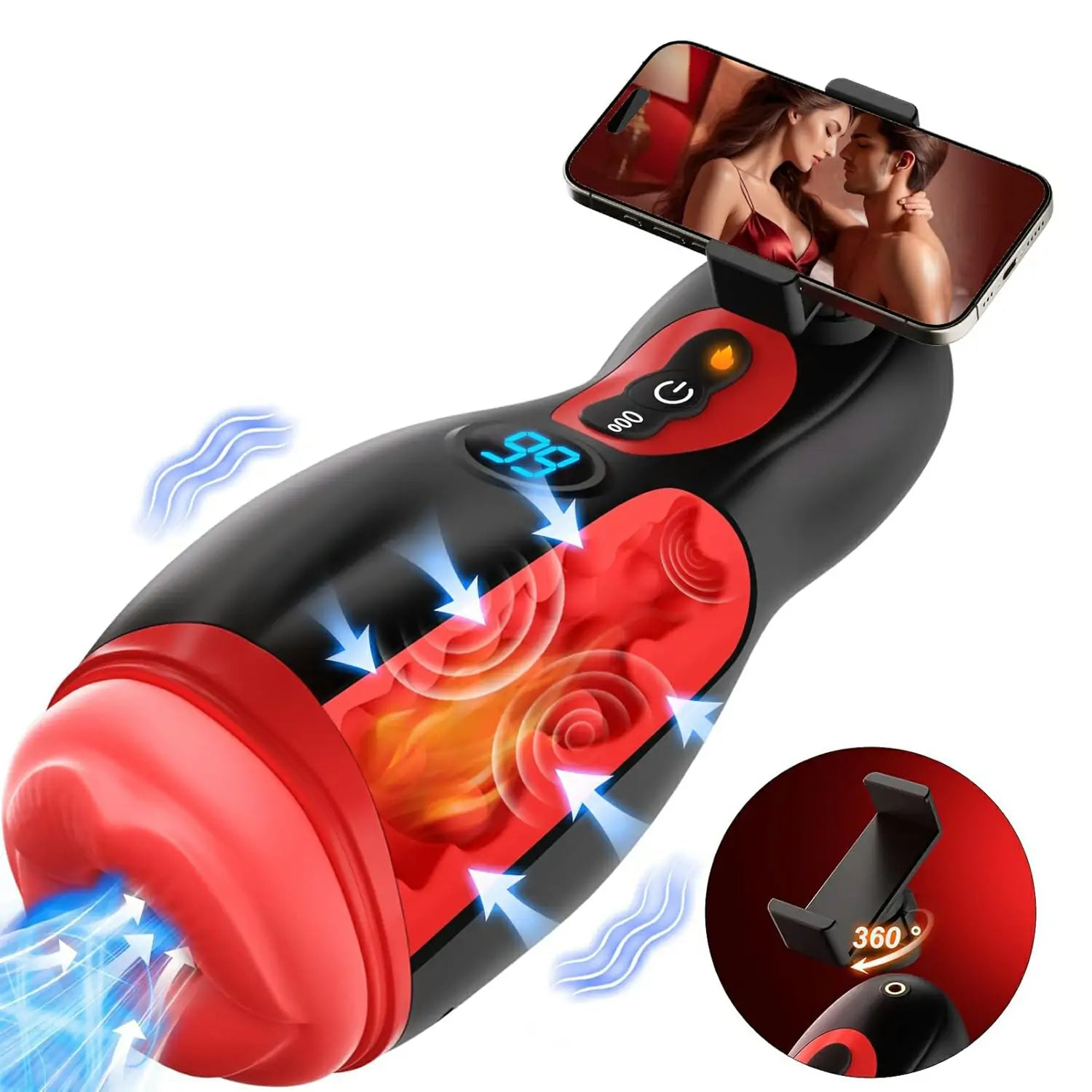 XS1 4 in 1 Sucking Masturbator 9 Sucking & Vibrating For Men